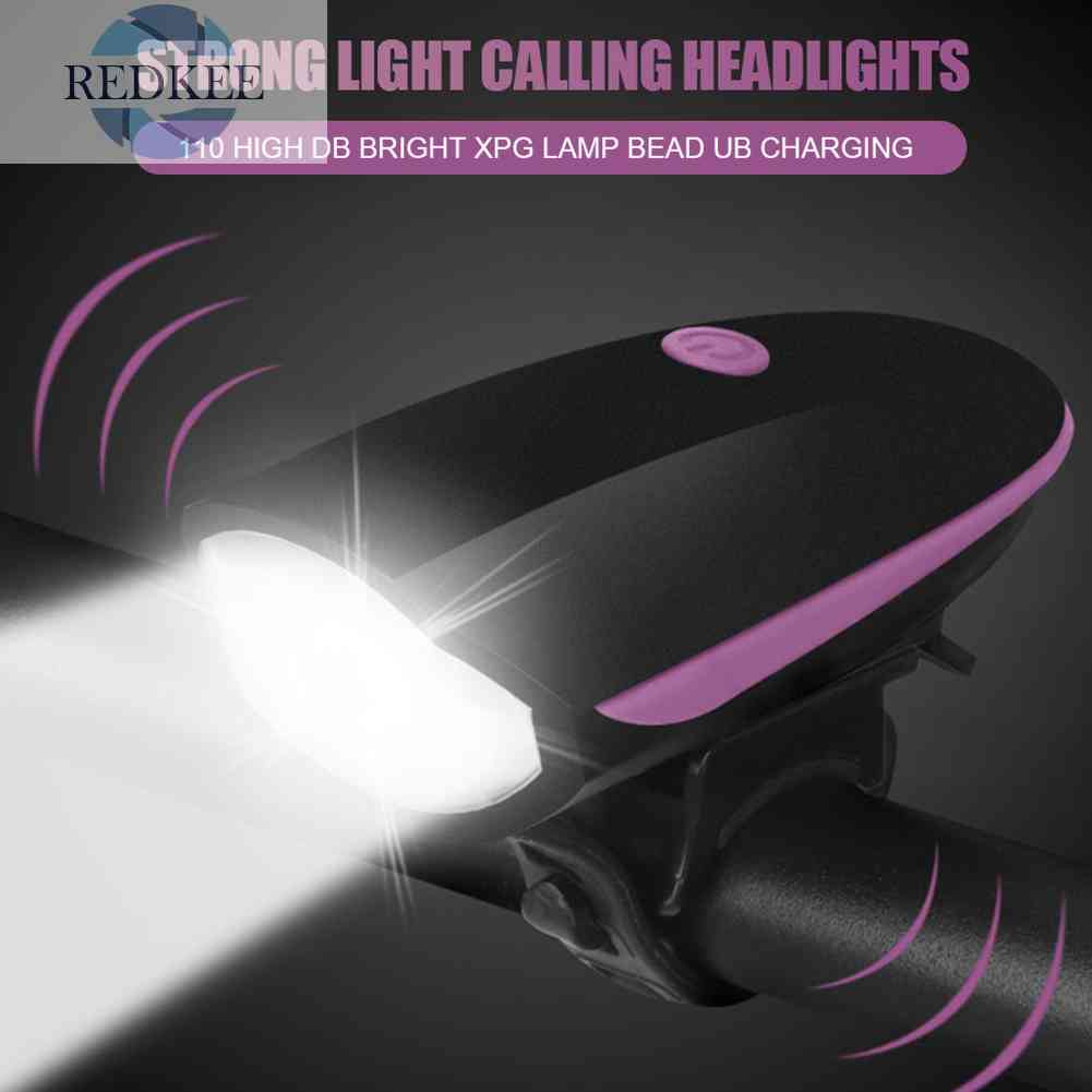 Đèn Pha LED 240LM 1200mAh XPG Kèm Sạc USB Chuyên Dụng Cho Xe Đạp Leo Núi