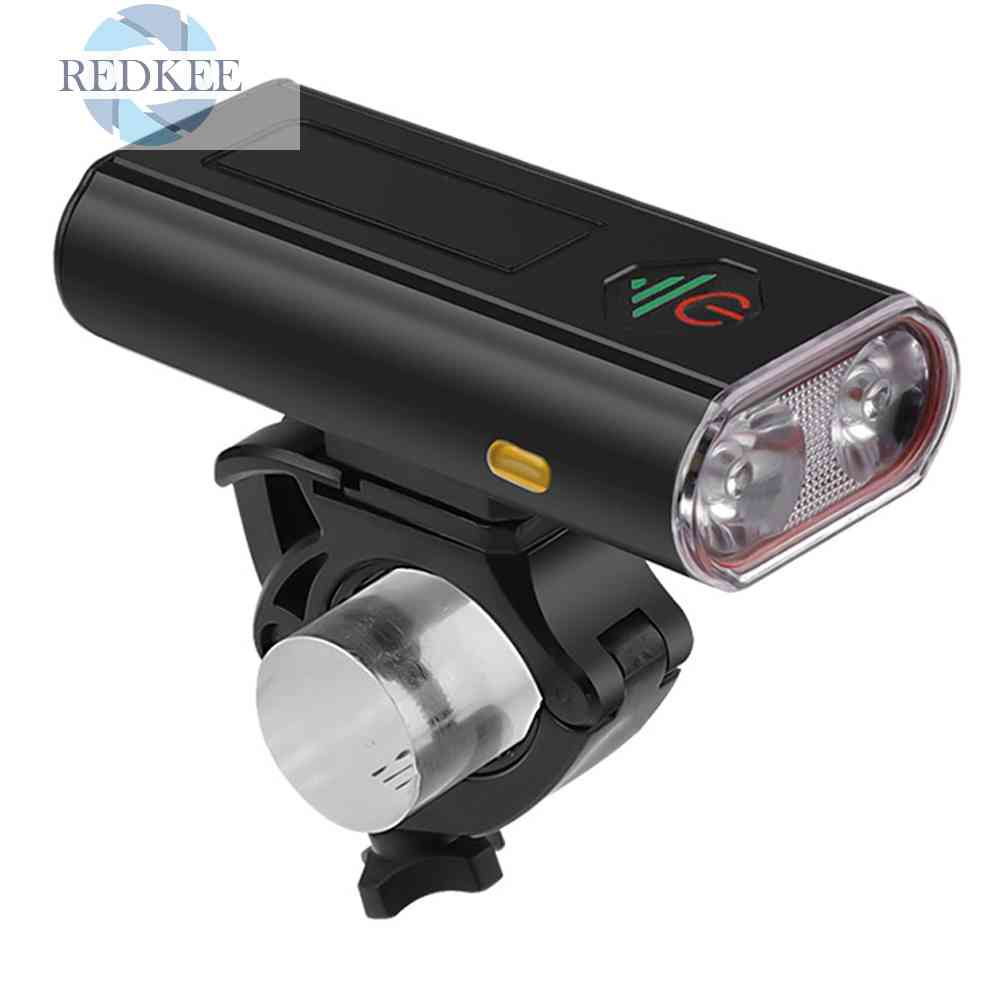 Đèn Pha LED 2T6 Cổng Sạc USB Loại C Cho Xe Đạp Địa Hình