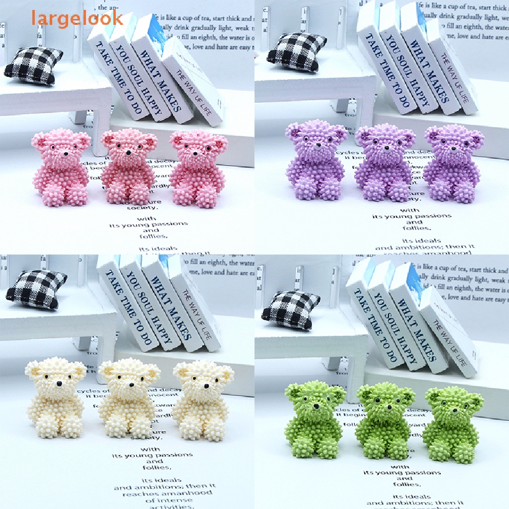 Bộ 5 Búp Bê Gấu Sầu Riêng Hoạt Hình Mini Màu Macaron Treo Trang Trí Nhà Cửa / Xe Hơi