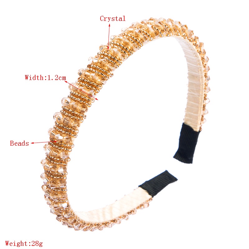 Băng Đô Cài Tóc Đính Đá Zircon Thời Trang Cho Nữ