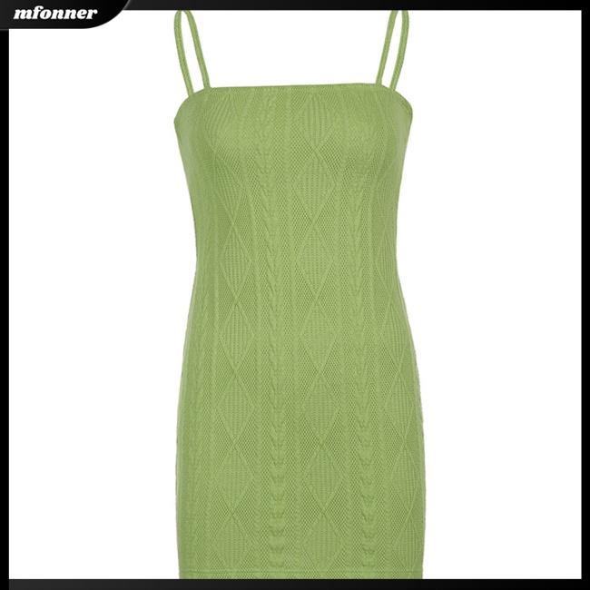 Đầm Dệt Kim Không Tay Cổ Thuyền Màu Sắc Đơn Giản Cho Nữ