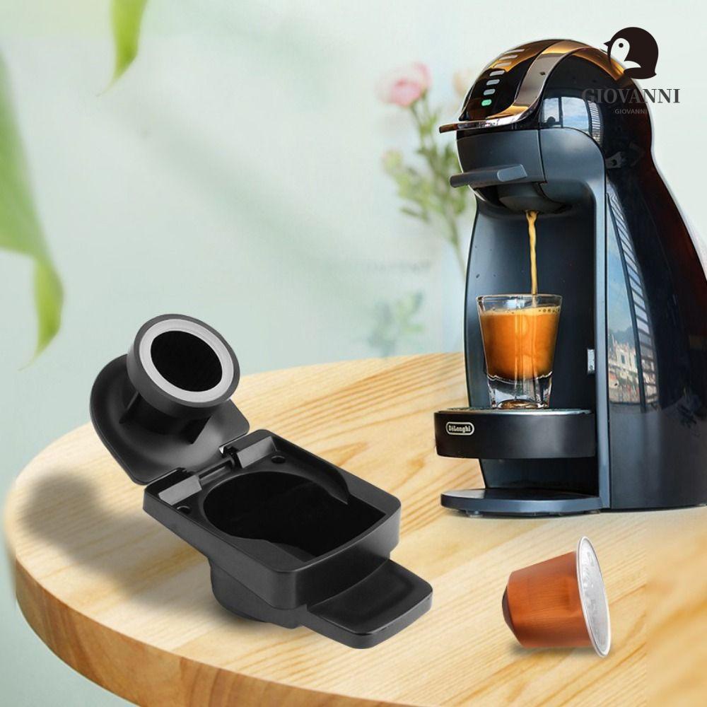 Viên Nén Cà Phê Bằng Thép Không Gỉ Vỏ Màu Đen Có Thể Tái Sử Dụng