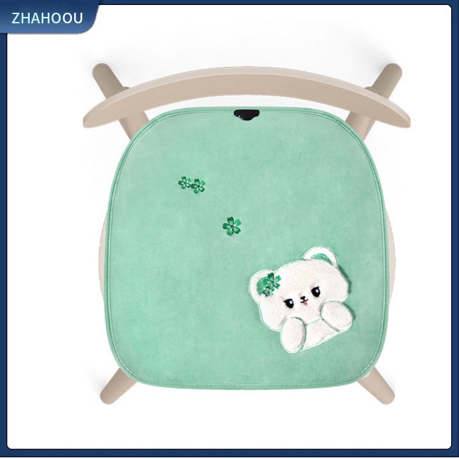 ☃Nhà Cửa☃ Đệm Sưởi Ấm Hình Vuông Họa Tiết Hoạt Hình Sạc Cổng Usb