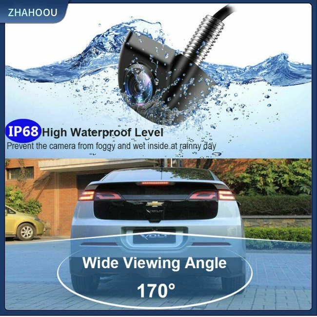 ☃Nhà Cửa☃ Camera Không Dây 2.4g Chống Thấm Nước Hồng Ngoại Nhìn Xuyên Đêm Cho Xe Hơi