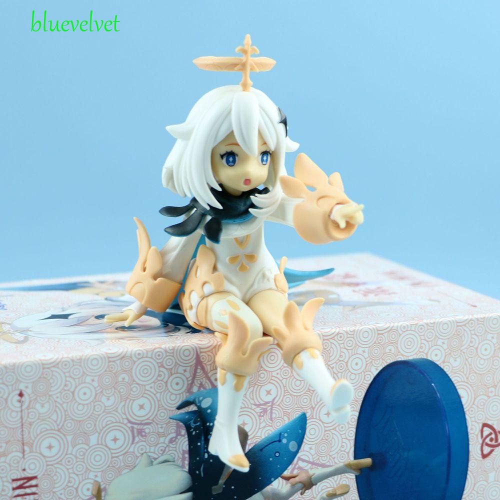 Bluevelvet Genshin Va Chạm Đồ Chơi Mô Hình Trẻ Em Có Thể Tái Sử Dụng 13cm Paimon NPC Mô Hình Anime Bằng