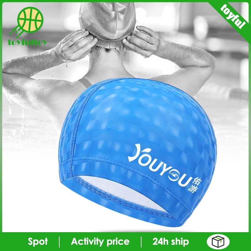 Mũ Bơi Chống Trượt Bằng Nylon Dành Cho Nam Nữ