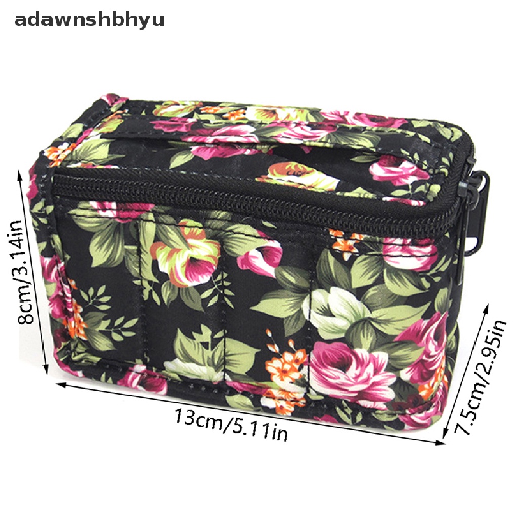 Túi Đựng Lọ Sơn Móng Tay 12 Ngăn Chống Sốc Tiện Dụng Mang Theo Du Lịch