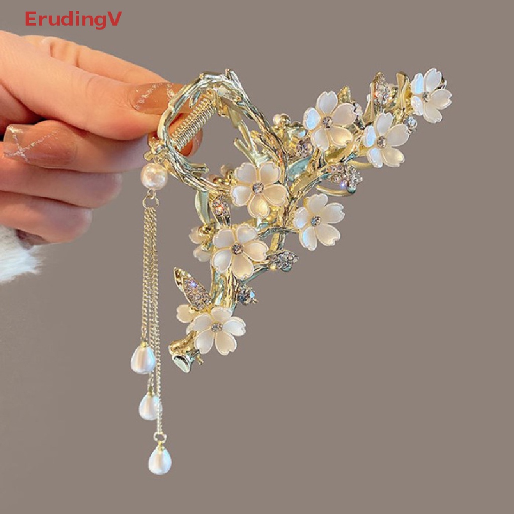 Kẹp Tóc Càng Cua Phối Tua Rua Dễ Thương Thời Trang Cho Bạn Gái