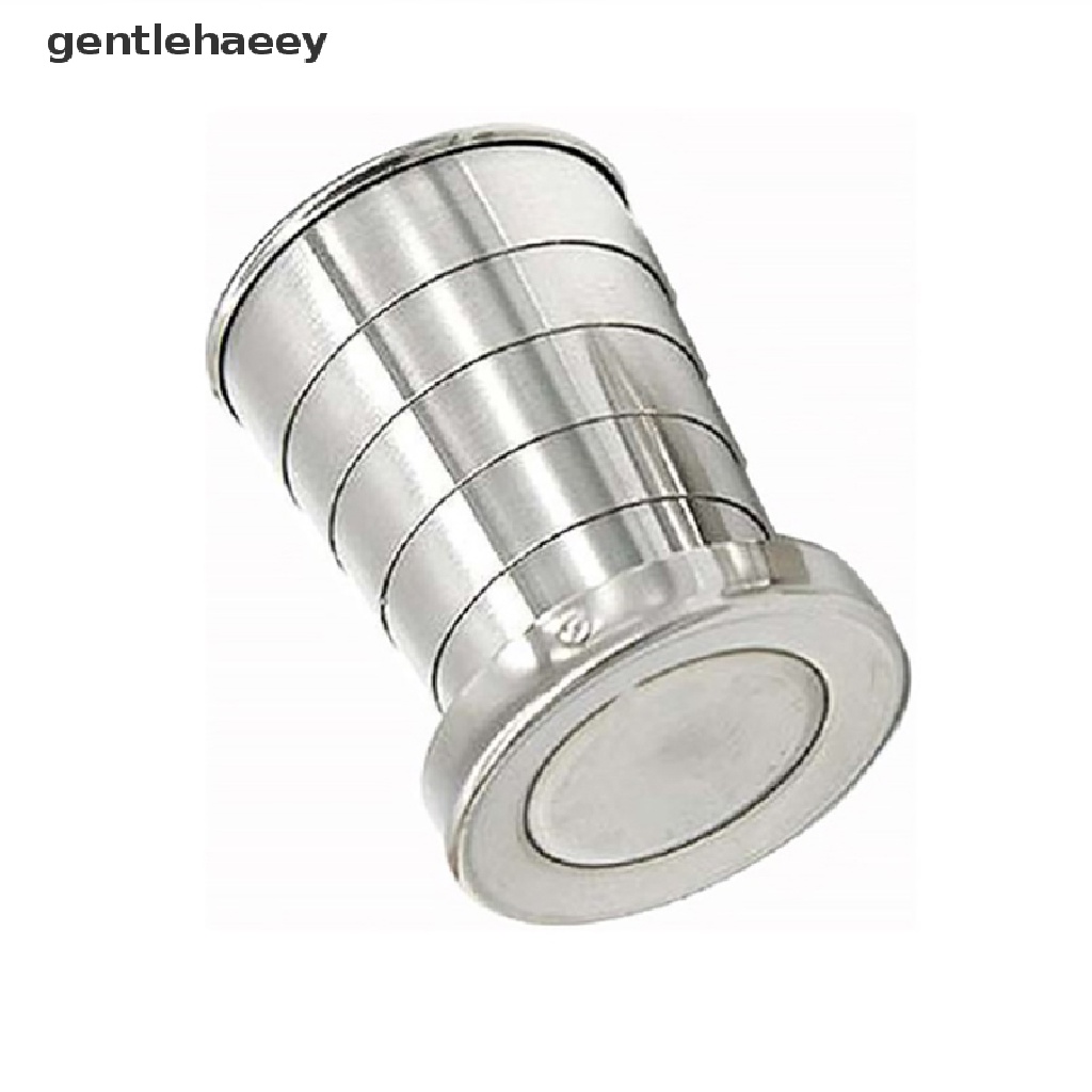 Cốc Uống Nước Bằng Thép Không Gỉ Có Thể Gấp Gọn Kèm Móc Khóa Tiện Lợi