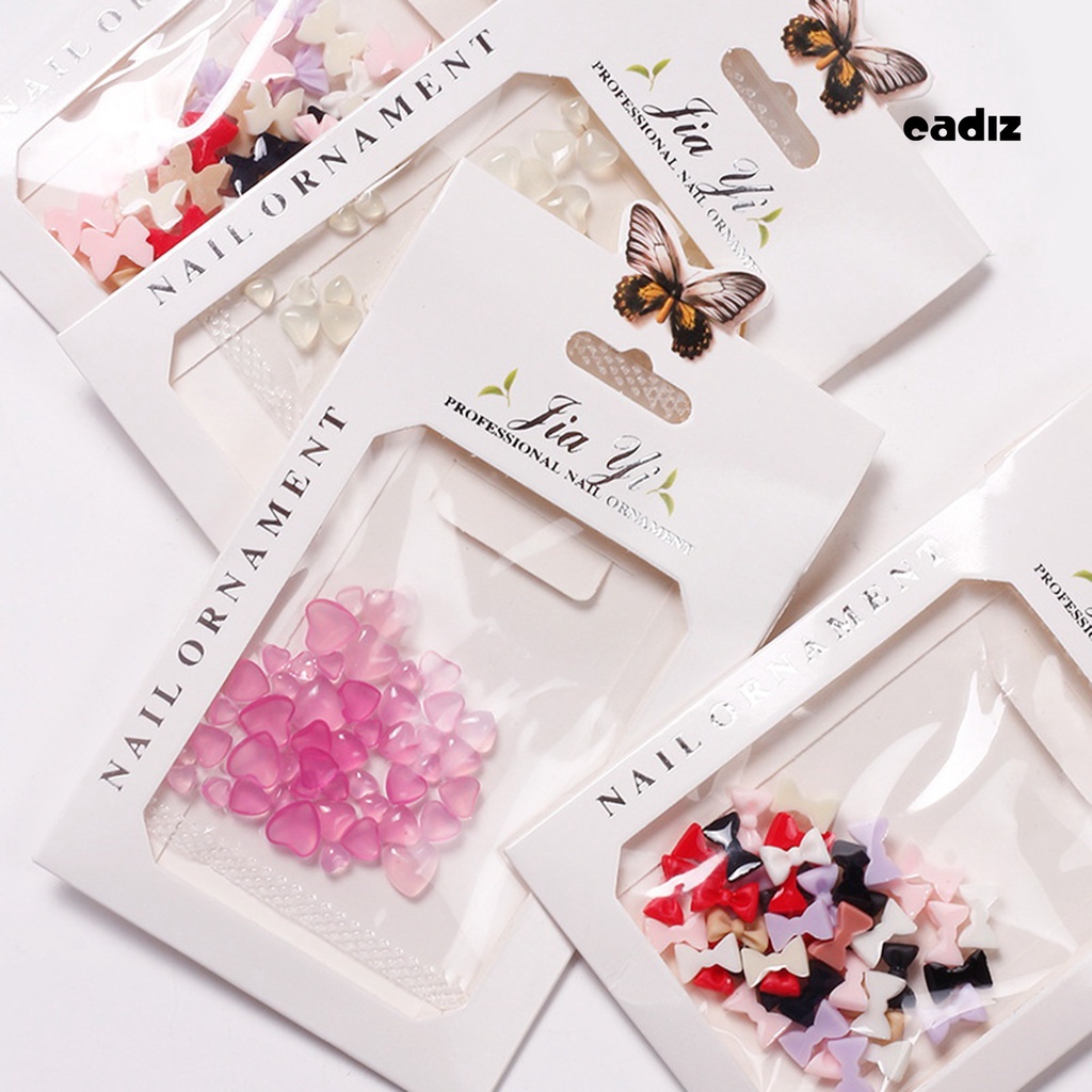 Túi 50 Miếng Dán 3D Trang Trí Móng Tay Nghệ Thuật Không Phai Chống Trầy Xước Không Dính Dễ Tháo Gỡ