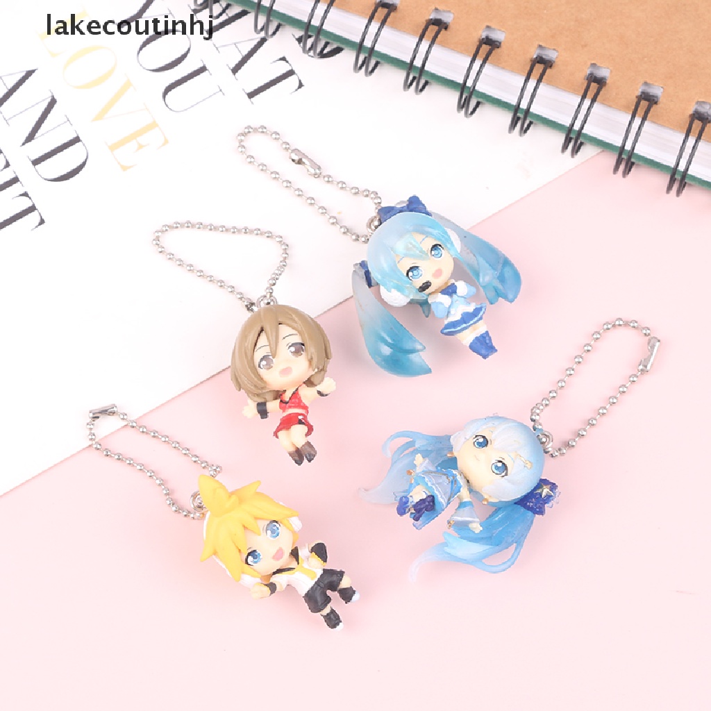 1 Móc Khóa Hình Nhân Vật Hatsune Miku Dễ Thương 4cm