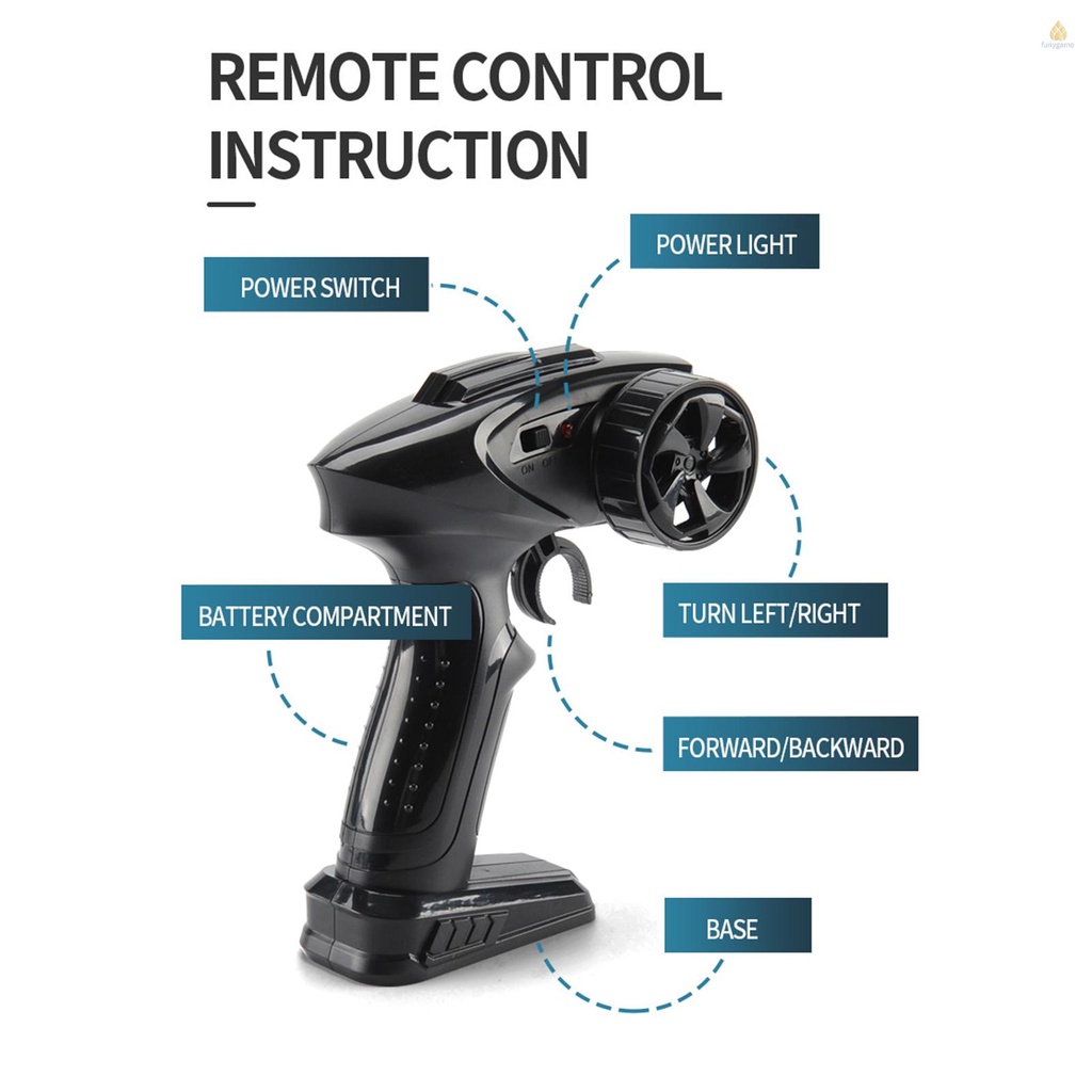 Xe Hơi Điều Khiển Từ Xa 2 Trong 1 1 / 16 2.4GHz 4WD Kèm Phụ Kiện° Đèn Xoay Tròn Trang Trí Tiệc Sinh Nhật