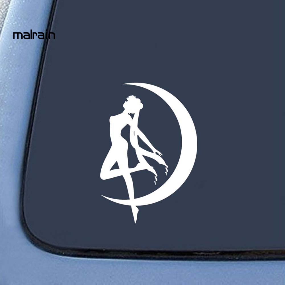 Đề Can Dán Trang Trí Xe Hơi / Xe Tải / Cửa Sổ Họa Tiết Hoạt Hình Thủy Thủ Mặt