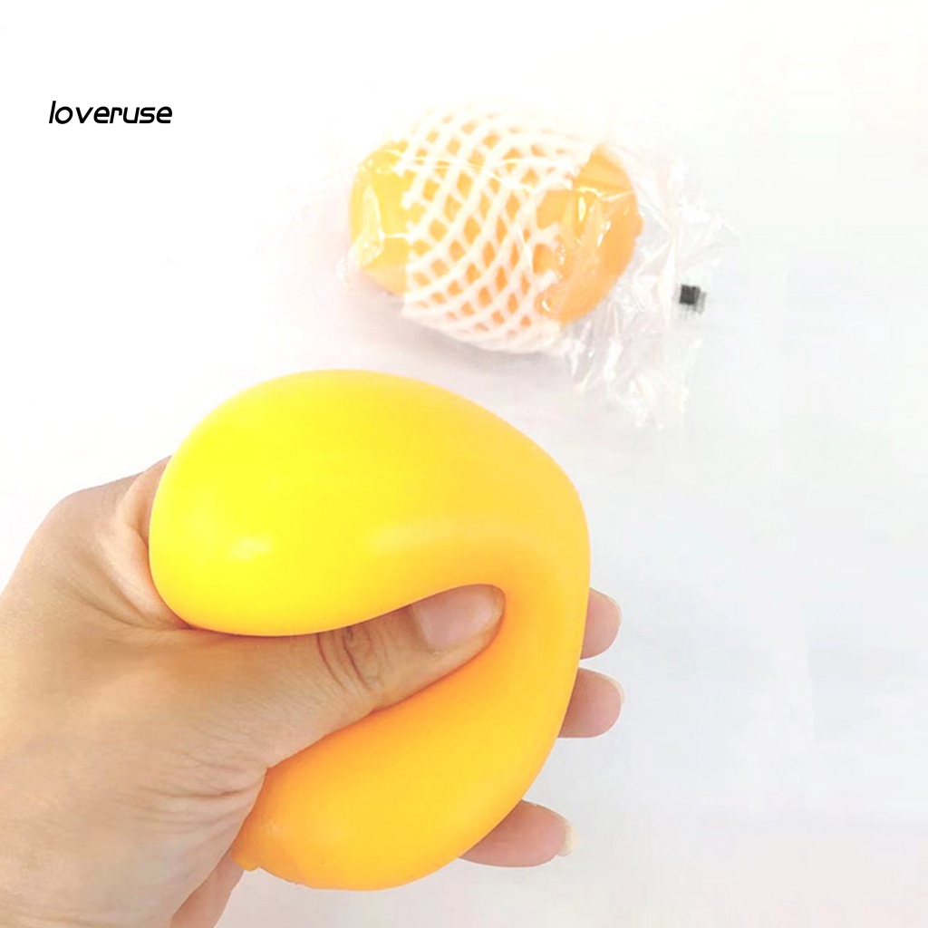 Đồ Chơi Bóp Hình Trái Cây Bằng Nhựa Mềm Siêu Nhẹ Giải Tỏa Căng Thẳng