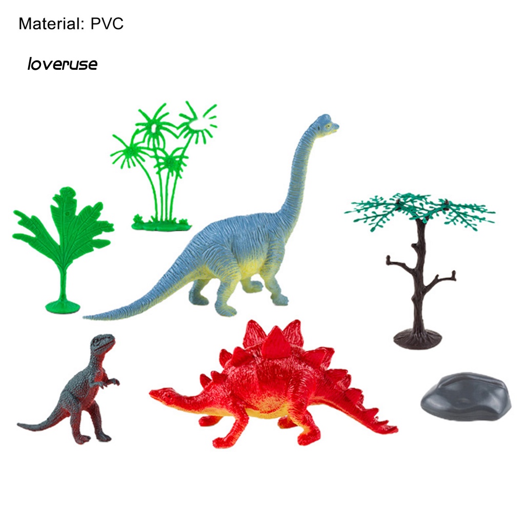 1 Bộ Đồ Chơi Khủng Long Mini Màu Sắc Tươi Sáng Cho Trẻ Em