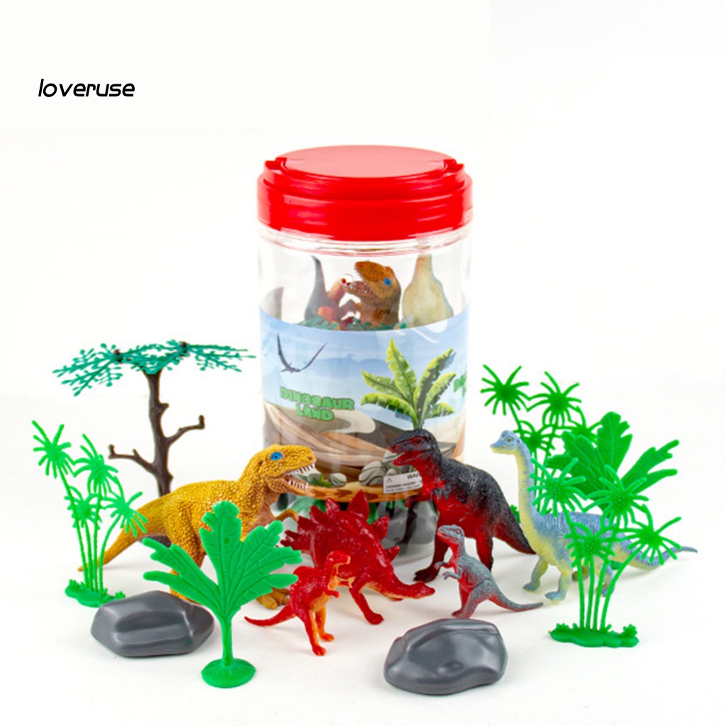 1 Bộ Đồ Chơi Khủng Long Mini Màu Sắc Tươi Sáng Cho Trẻ Em