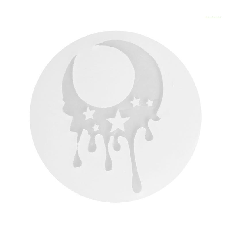 Khuôn Đồ Chơi Bằng Silicone Hình Mặt Trăng Nhỏ Cho Trẻ Em