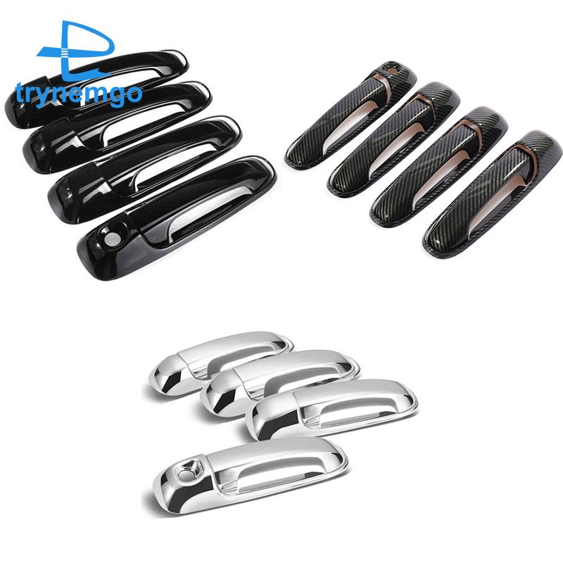 Set 8 Tay Nắm Cửa Xe Ô Tô 4 Cửa Dành Cho Dodge Ram 1500 2500 3500 4500 5500 2002-2008