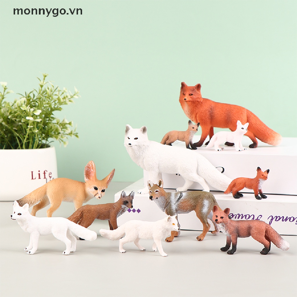 Tượng Hình Con Cáo Mini Dùng Để Trang Trí Vườn Nhà