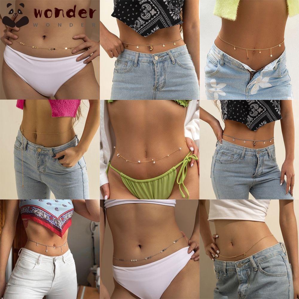 Chuỗi Hạt Đeo Bụng Thời Trang|Phụ Kiện Dây Đeo Cơ Thể Khi Mặc Bikini Thời Trang Cho Nữ