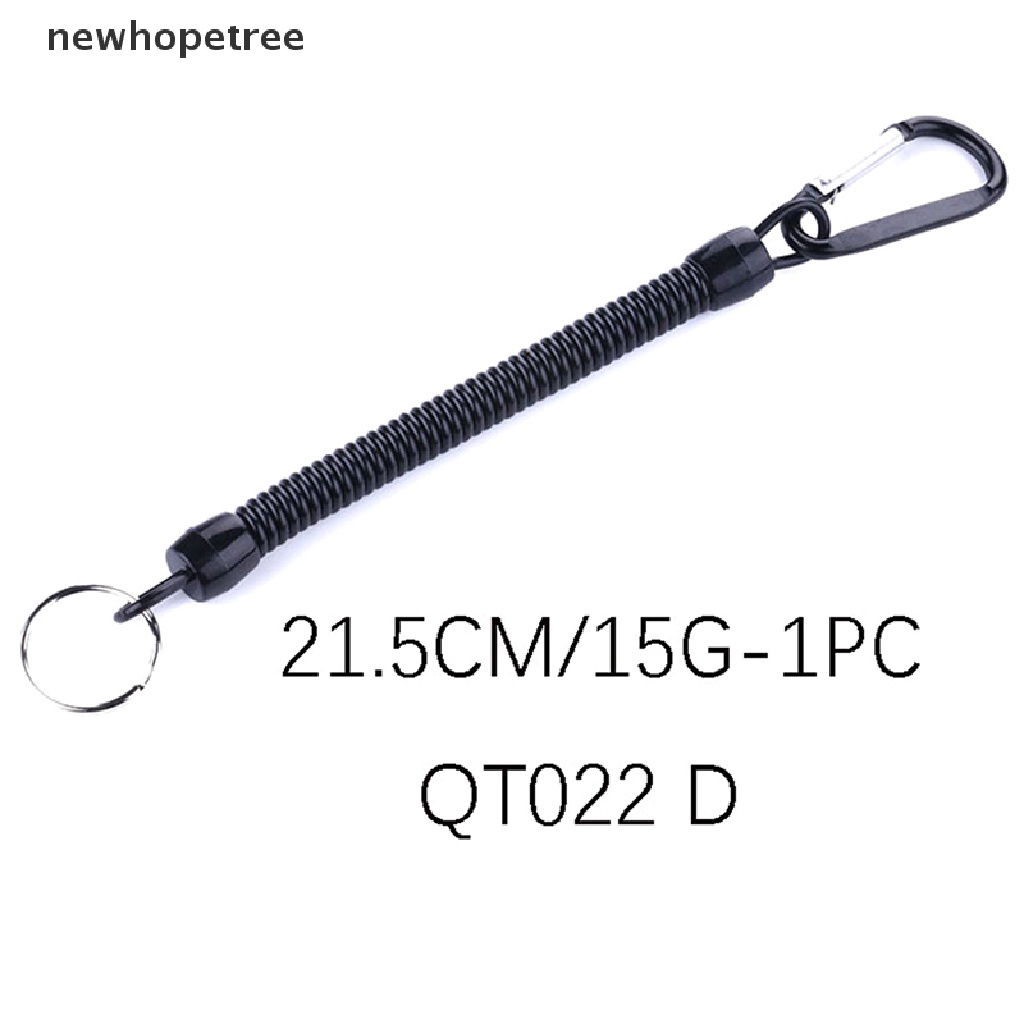 1 Dây Lò Xo Co Giãn Có Thể Thu Gọn Chống Thất Lạc Cho Điện Thoại / Móc Khóa Tiện Dụng