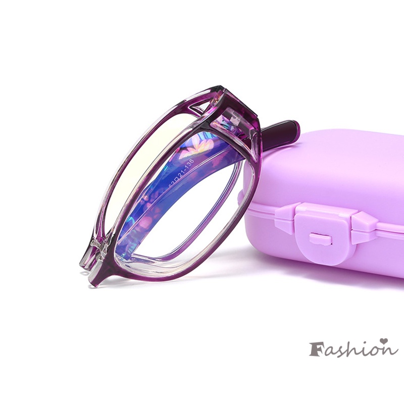 Kính Chống Ánh Sáng Xanh Thời Trang Dễ Thương Có Thể Gập Lại