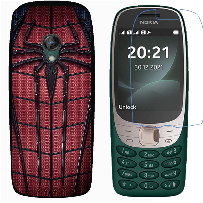 Ốp Điện Thoại Dẻo Họa Tiết The Avengers Spiderman Man Chống Nổ Cho Nokia 6310 2021