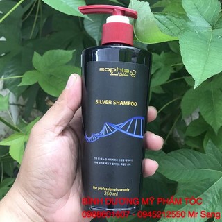 Dầu gội dành cho tóc tẩy trắng, tóc bạch kim - Silver shampoo Sophia Seoul Golden 250ml (2026)
