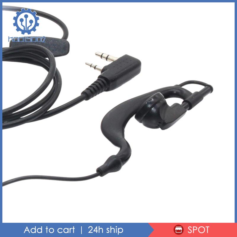 Tai Nghe Nhét Tai Koolsoo2 Dual PTT Kèm Micro Màu Đen Chuyên Dụng Cho Dòng 82