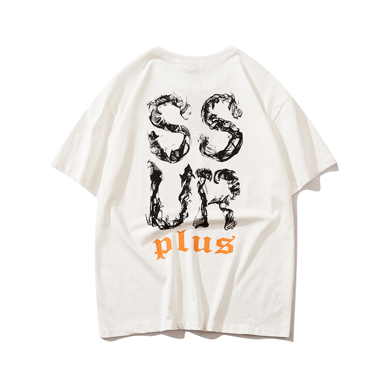 Áo Thun Cotton Tay Ngắn Plus Size Unisex