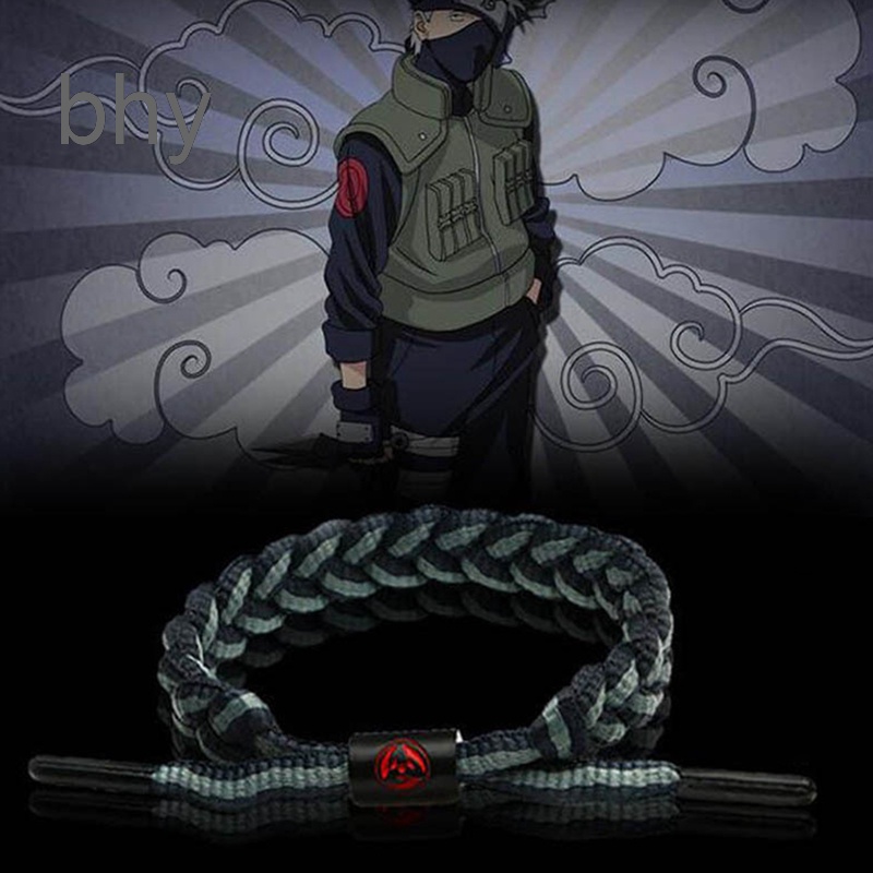 Vòng Tay Bện Dây Họa Tiết Hoạt Hình Naruto Thời Trang Cho Nam
