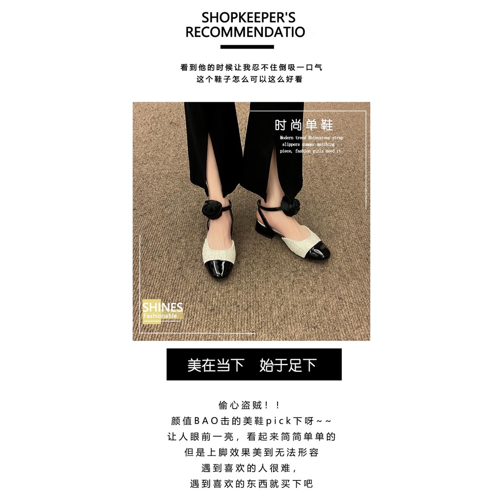 Giày Búp Bê Mary Jane Thời Trang Xuân Hè 2023 Phong Cách Mới Cho Nữ