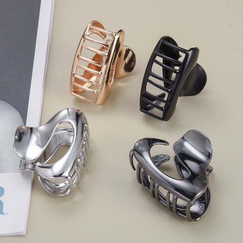 Kẹp Tóc Kim Loại Hình Cá Mập Thời Trang Hàn Quốc Cho Nữ