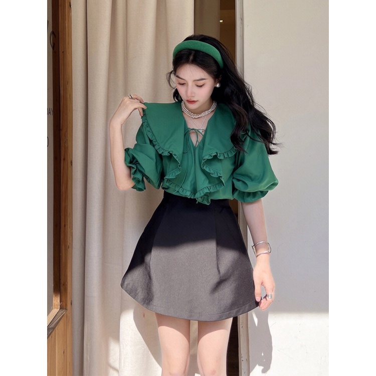 Áo Khoác Sơ Mi Dài Tay Chống Nắng Thời Trang Mùa Xuân Pháp