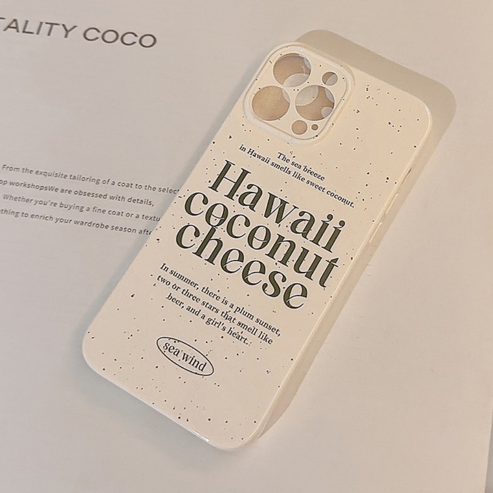 Ốp Điện Thoại TPU Mềm Chống Sốc Chống Dấu Vân Tay In Chữ Cho IPhone 11 12 13 14 Pro Max