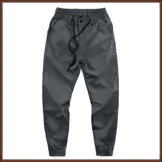 Quần Thể Thao Lưng Thun Co Giãn Thoáng Khí Nhanh Khô Màu Sắc Đơn Giản Cho Nam