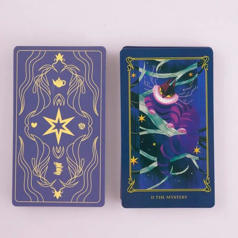 Alice in Wonderland Tarot Deck Card Prophecy Fate Divination Deck
