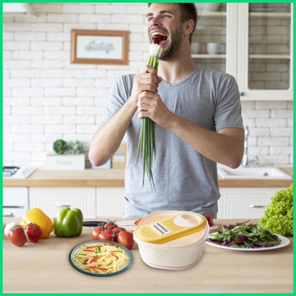 Dụng Cụ Bào Sợi Rau Củ Quả Đa Năng Có Thể Tái Sử Dụng Cho Nhà Bếp