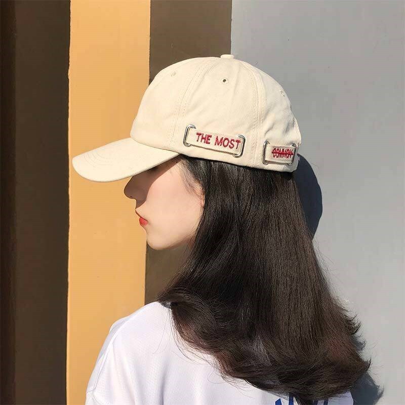 Mũ Lưỡi Trai Cotton Thoáng Khí Thêu Chữ Phong Cách Thể Thao Cho Nam Và Nữ