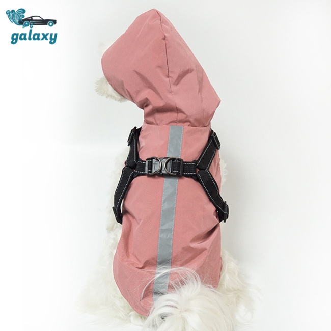 Galaxy Áo Mưa Thoáng Khí Chống Thấm Nước Có Mũ Trùm Dành Cho Cún Cưng Cỡ Vừa Và Lớn