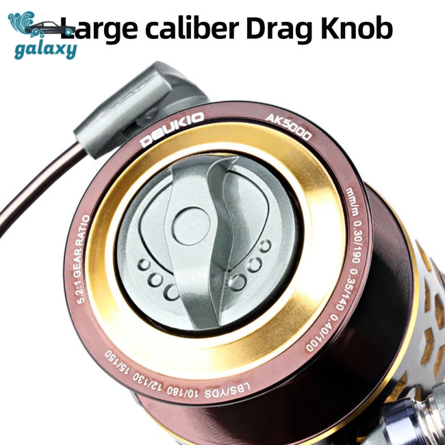 Máy Câu Cá galaxy Ak2000-7000 5.2: 1 12kg Tối Đa Cao