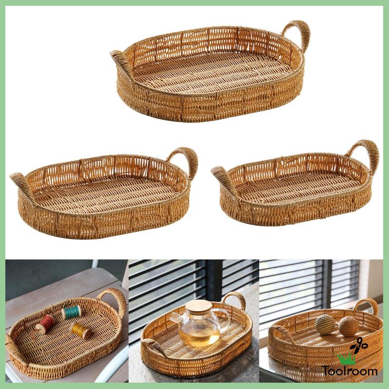 Khay Đựng Thức Ăn Hình Oval Phong Cách Bắc Âu