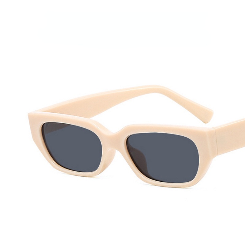 (AIMURUSI) COD Kính Râm Gọng Vuông Nhỏ Phong Cách Âu Mỹ Vintage Thời Trang Cho Nữ