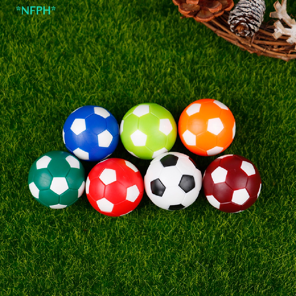 Bộ 2 Quả Bóng Đá 36mm Fussball Bằng Nhựa Trong Suốt Kích Thước 2021 Mới