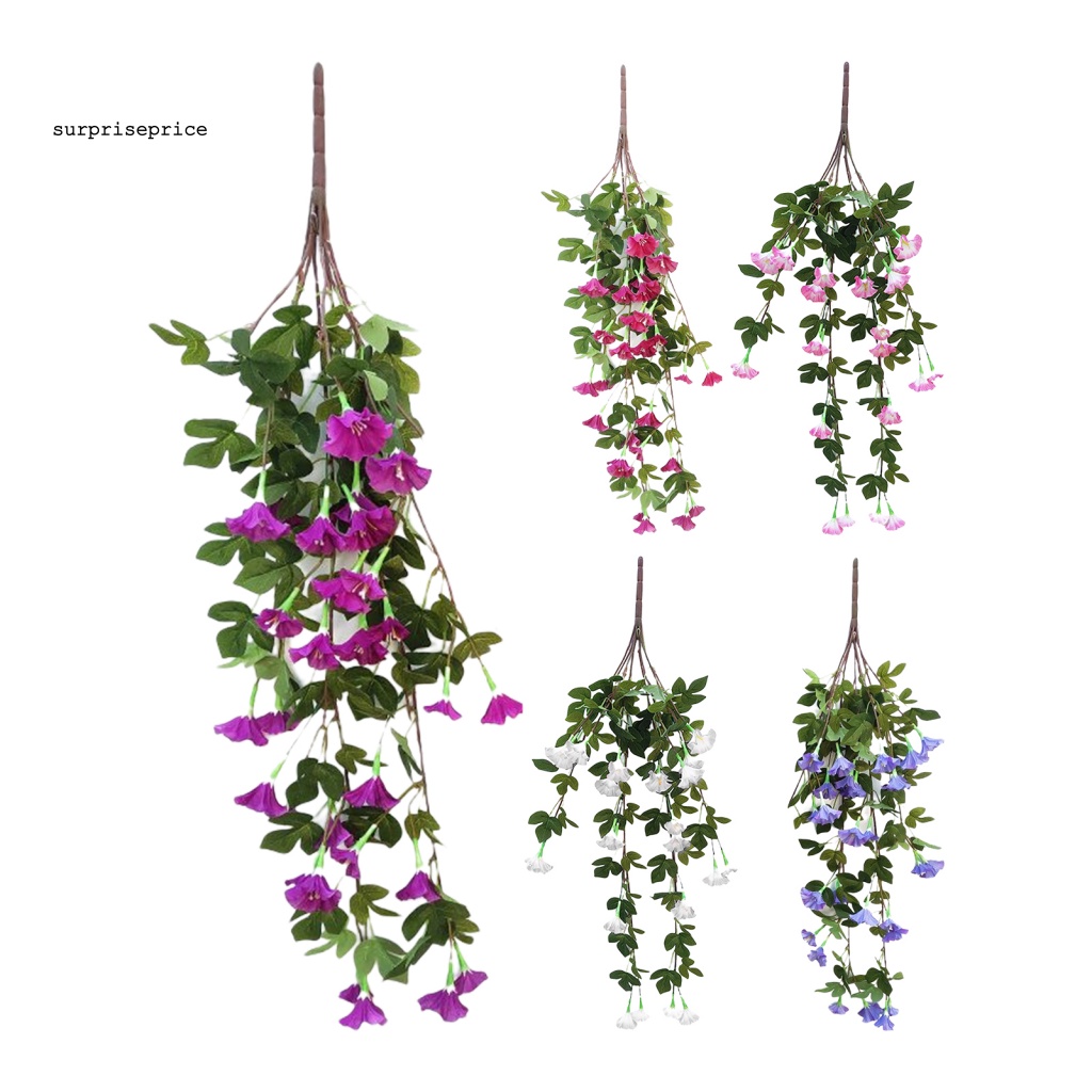 1 Bó Hoa Giả Bằng Lụa Treo Tường Trang Trí Không Phai Màu