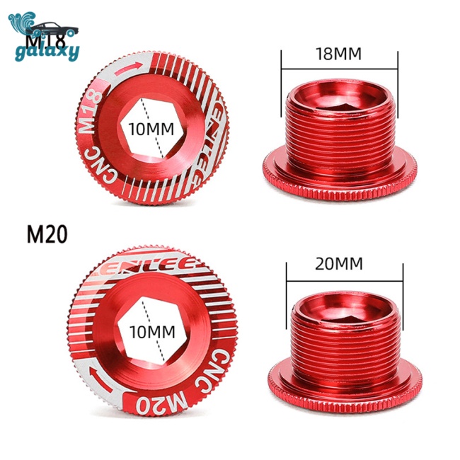 Nắp Đậy Trục Khuỷu Bằng Hợp Kim Nhôm Cho Xe Đạp galaxy M18 M20 Ixf