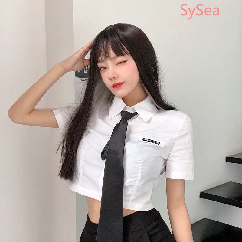 Áo Sơ Mi Ngắn Tay Thiết Kế Ngọt Ngào Thời Trang Mùa Hè Cho Nữ