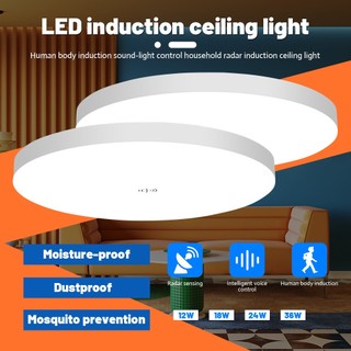 Đèn trần led đèn cảm biến radar đèn cảm biến chuyển động trễ tự động đèn chiếu sáng nhà thông minh đèn âm trần