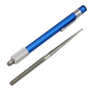 Fishing Hook Sharpener Pen Sharpener Outdoor Diamond Shaped Knife Sharpener