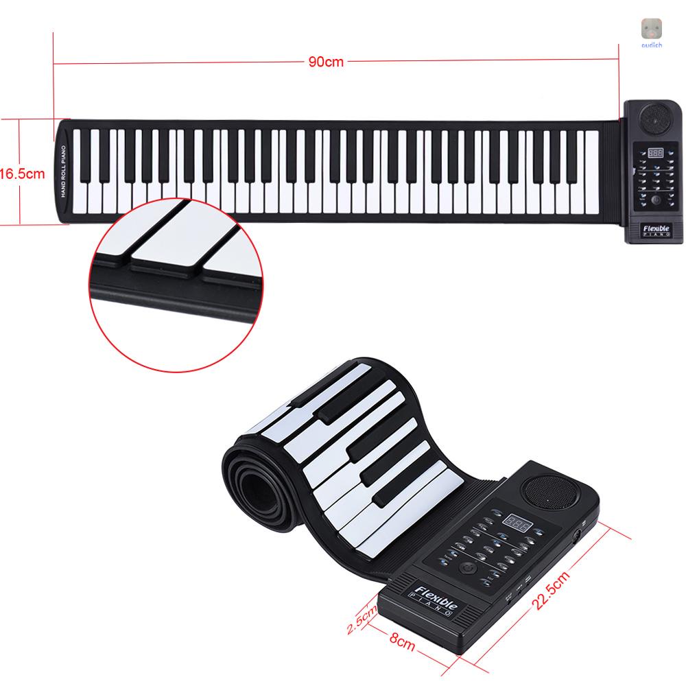 Đàn Piano Cuộn Dây Silicon 61 Phím Có Loa Âm Thanh Lớn